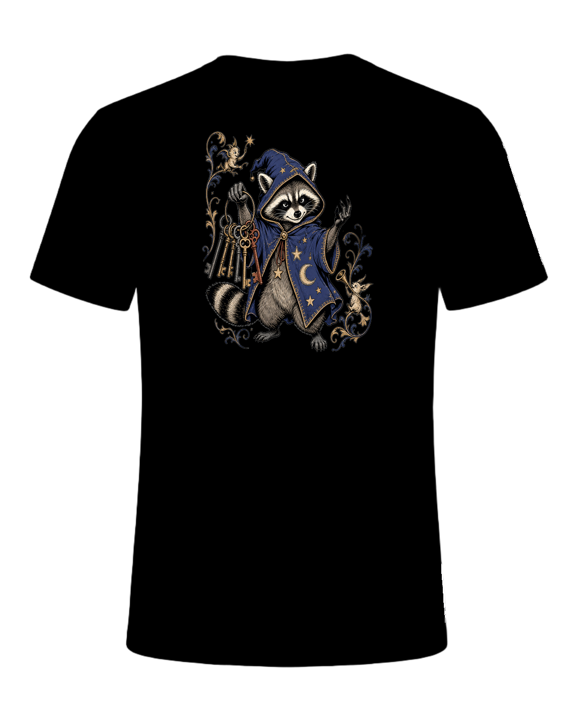 Raccoon Wizard Energy — Black