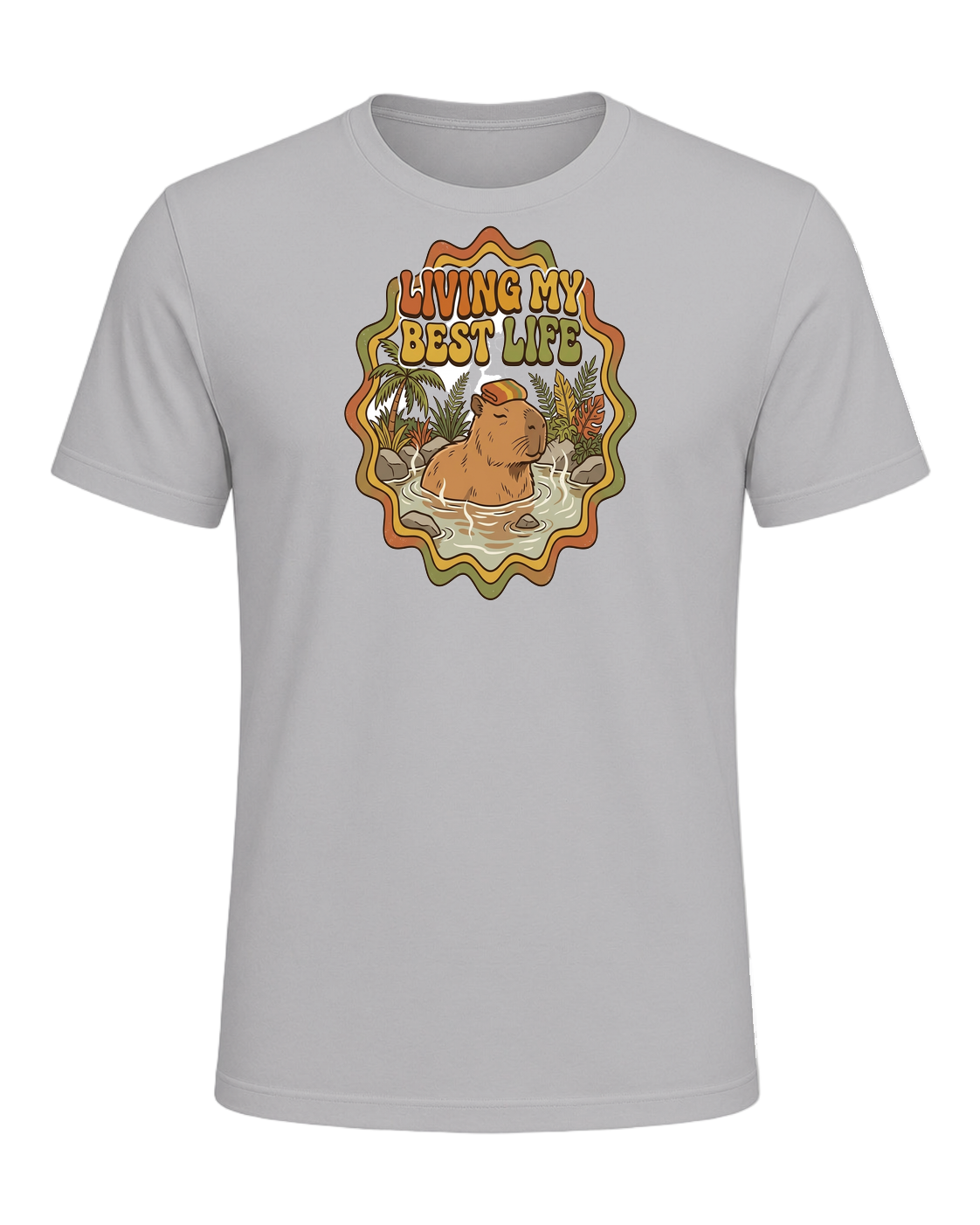 Capybara Chill Vibes — Athletic Heather