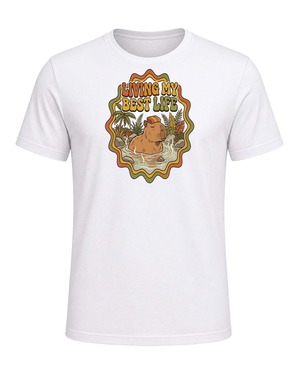 Capybara Chill Vibes — White