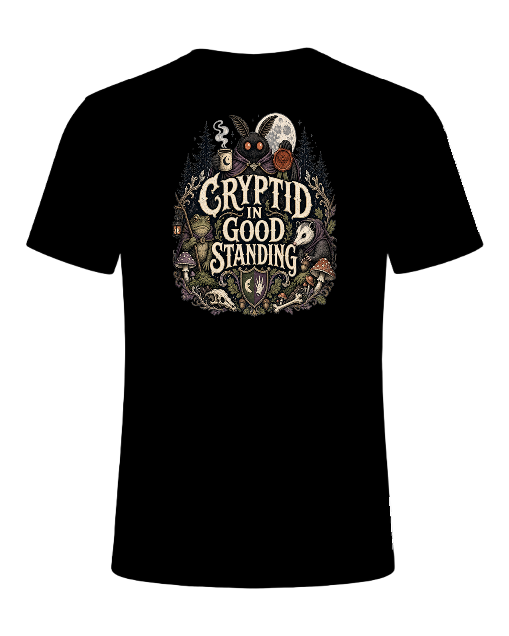 CRYPTID IN GOOD STANDING — Black