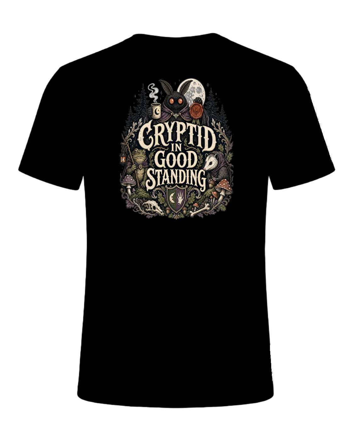 CRYPTID IN GOOD STANDING — Black