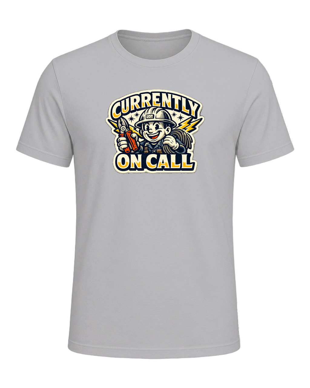 Currently On Call Tee — Athletic Heather