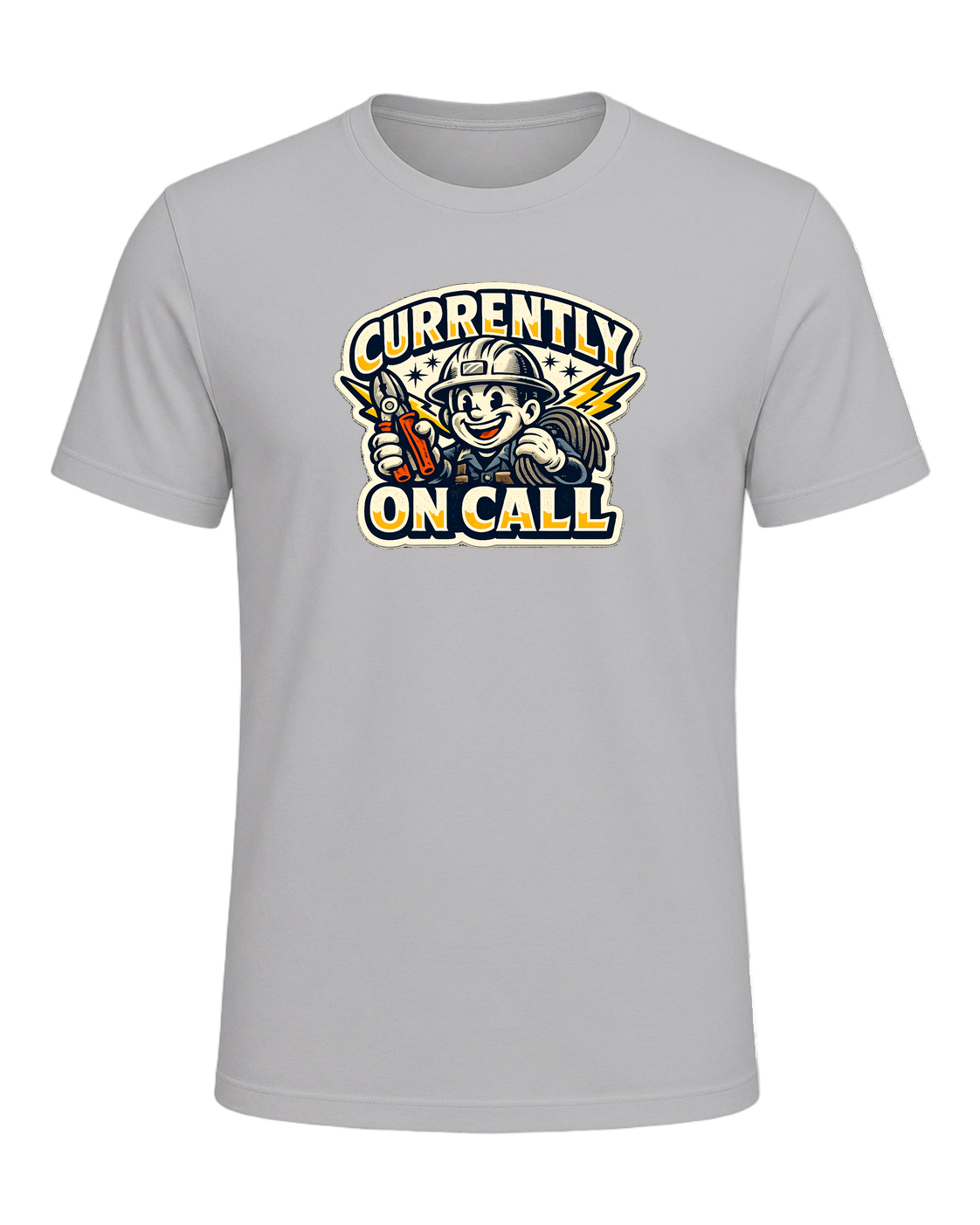 Currently On Call Tee — Athletic Heather