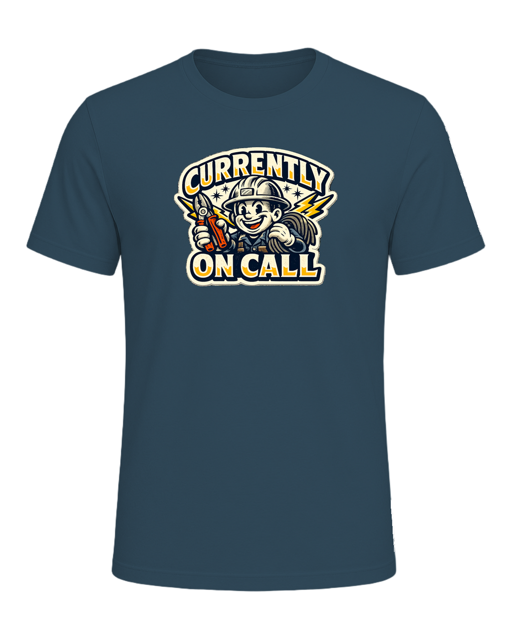 Currently On Call Tee — Deep Teal