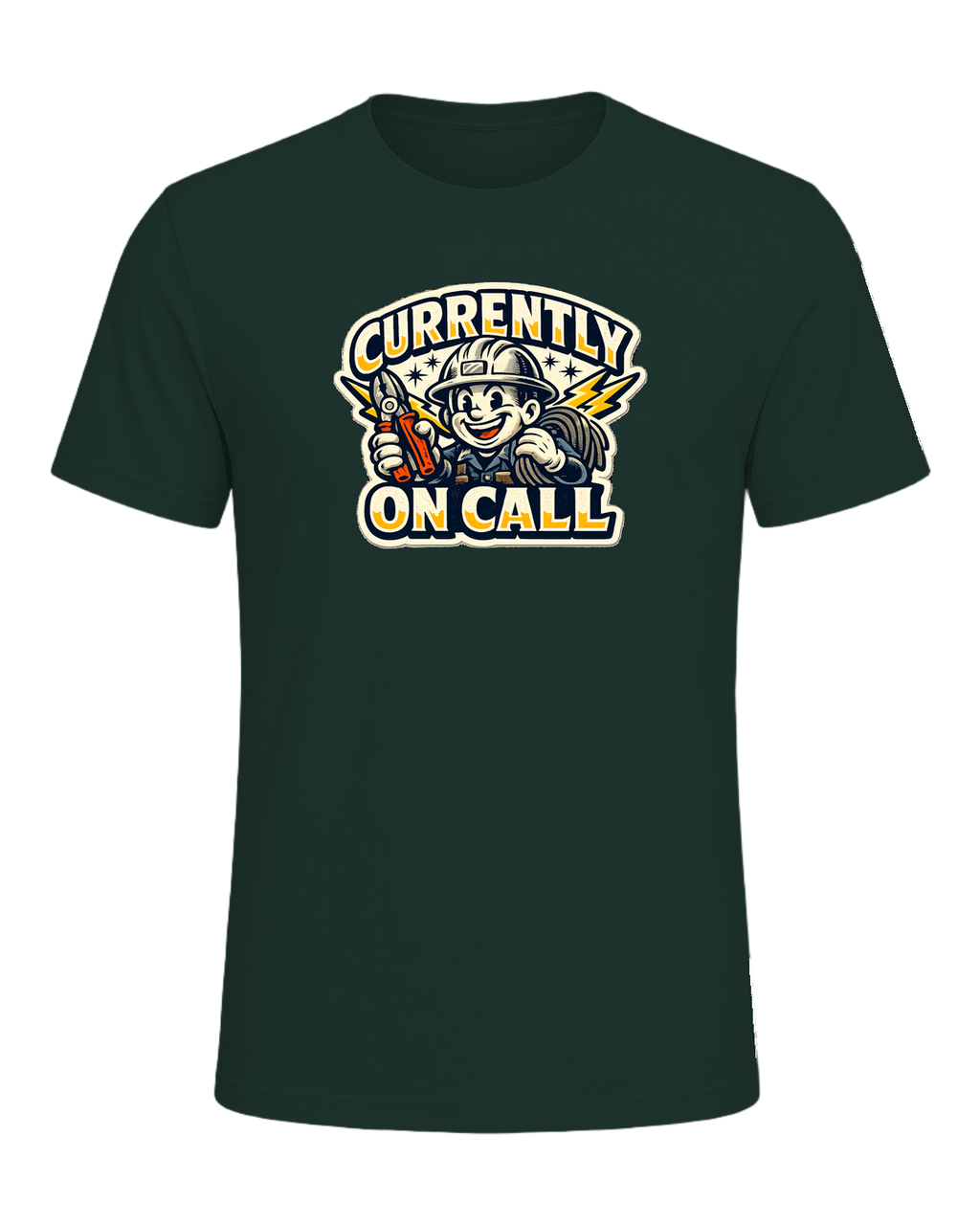 Currently On Call Tee — Forest