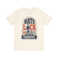 Loan Officer T-Shirt — Rate Lock Therapist — mortgage t-shirt design