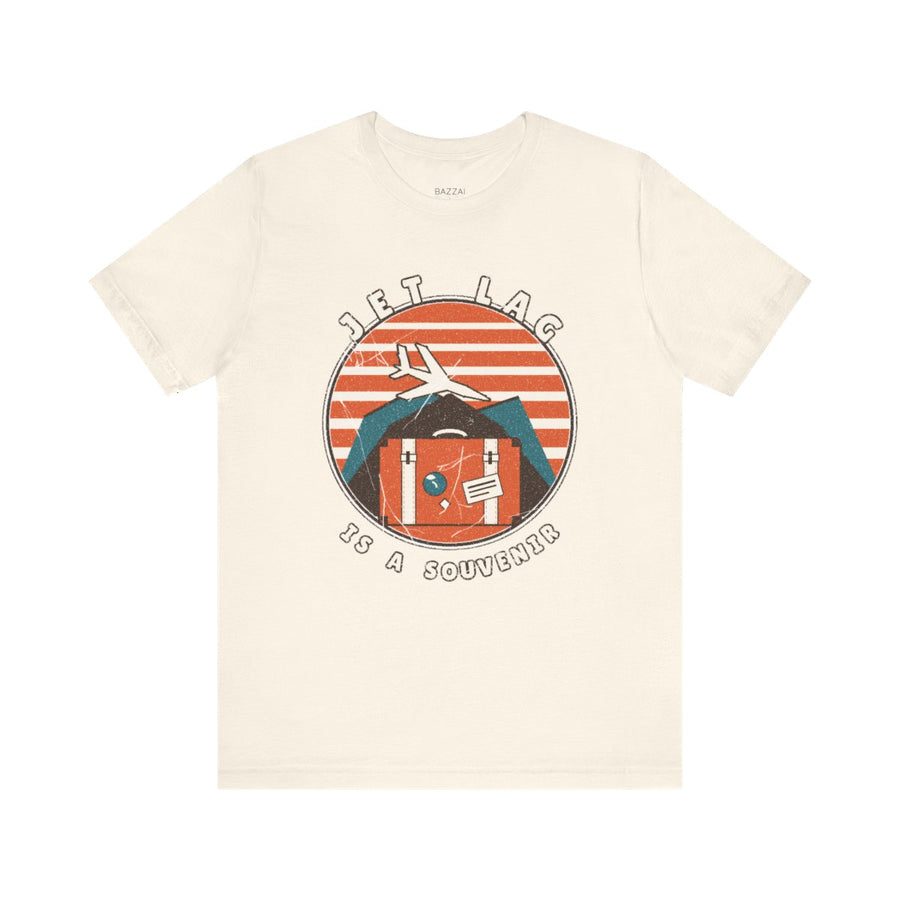 Travel Humor T-Shirt — Jet Lag Is a Souvenir