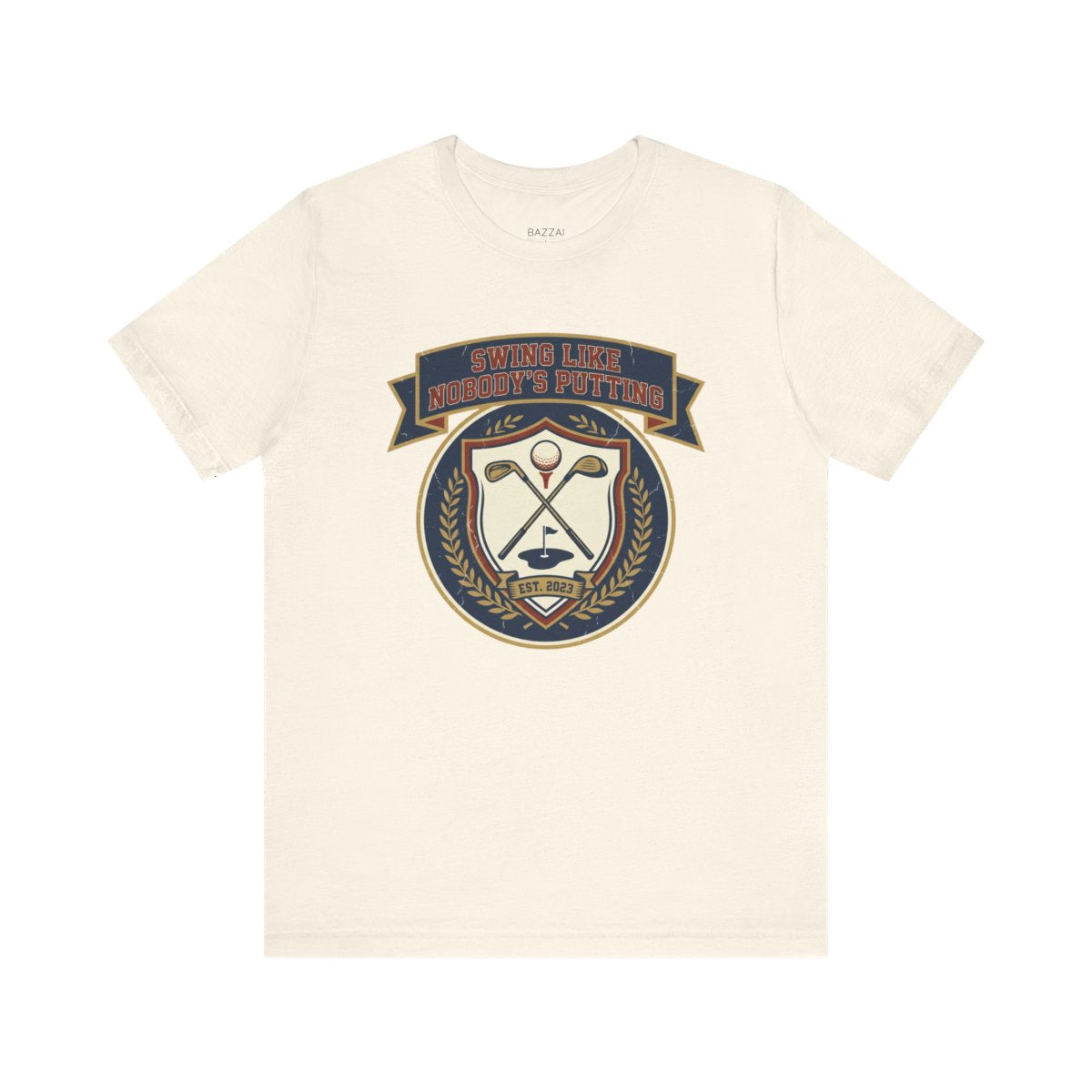 Golfer Gift T-Shirt — Swing Like Nobody's Putting — golf t-shirt design