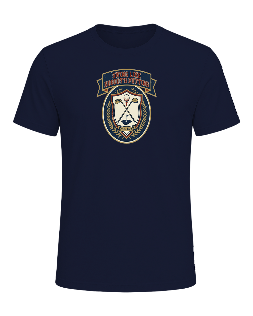 SWING LIKE NOBODY'S PUTTING — Navy