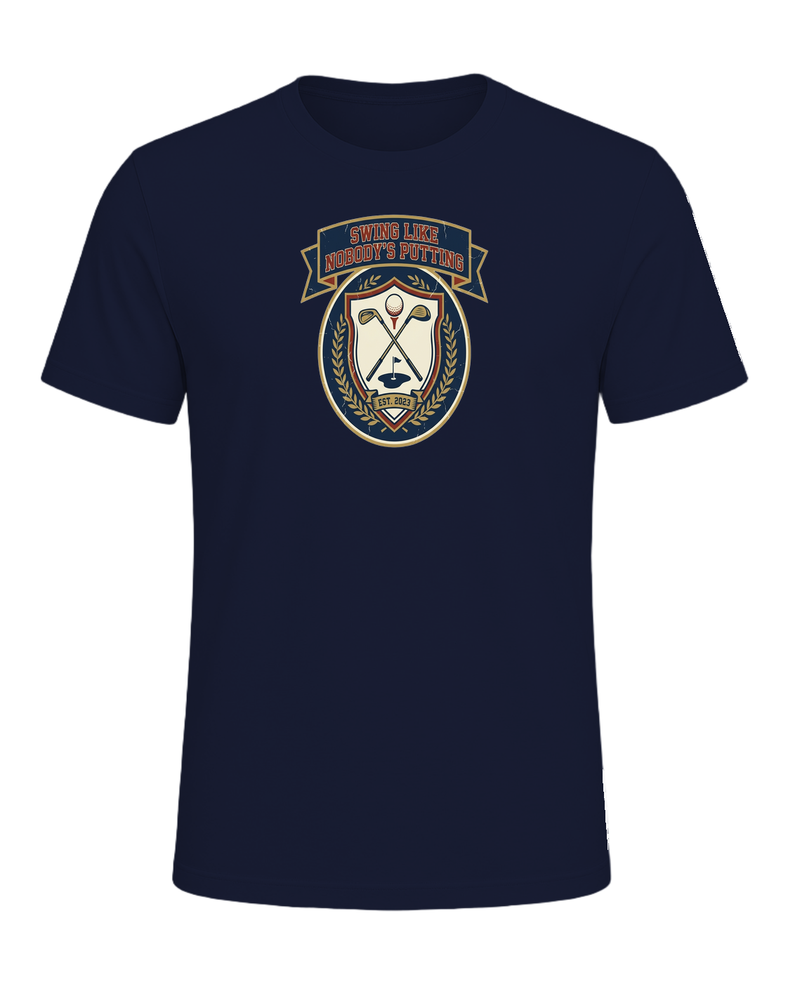 SWING LIKE NOBODY'S PUTTING — Navy