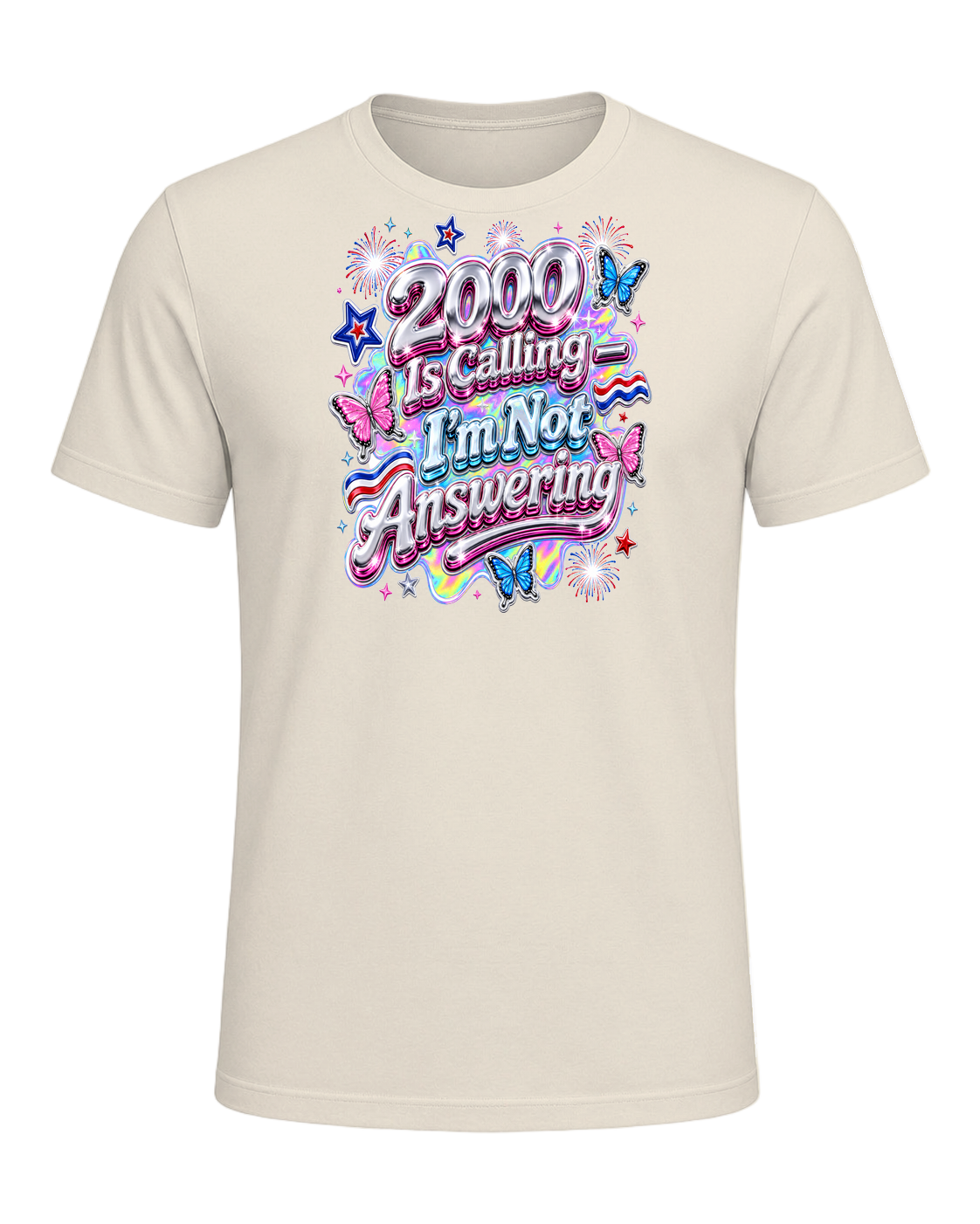 Y2K Chrome Style — Heather Prism Natural