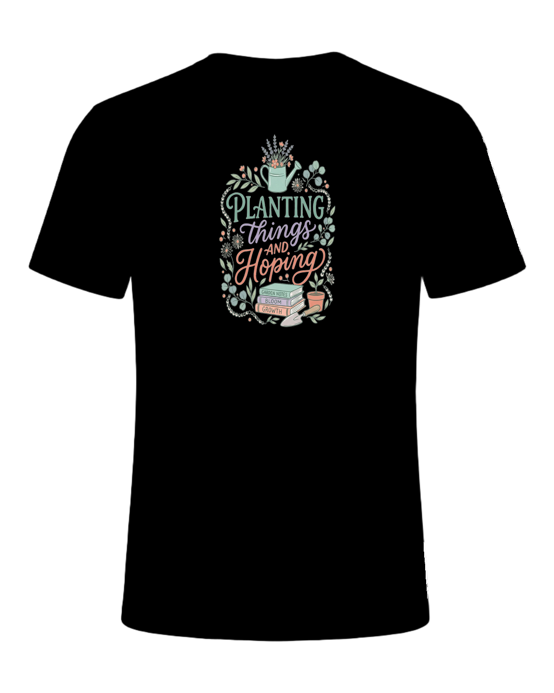 PLANTING THINGS AND HOPING — Black