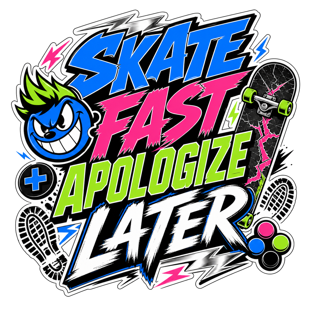 SKATE FAST APOLOGIZE LATER