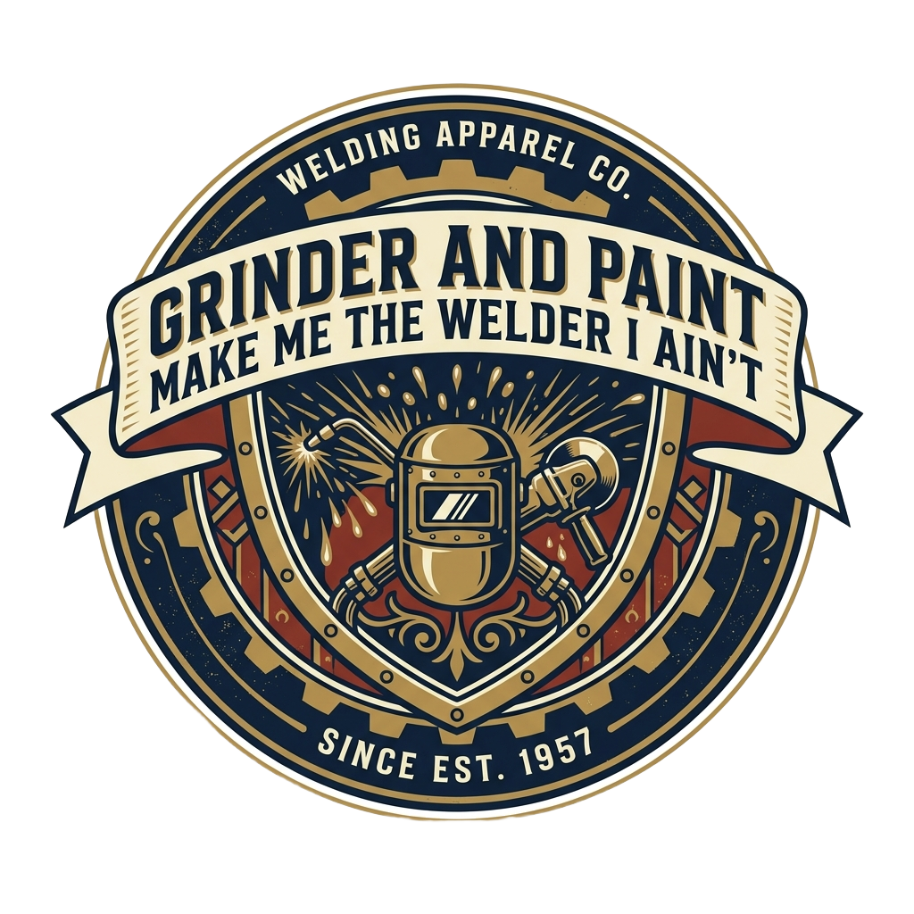 Grinder and paint make me the welder I ain't