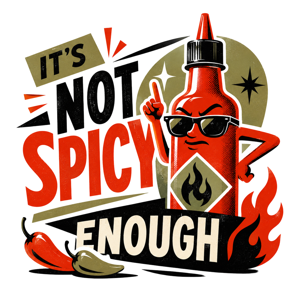 IT'S NOT SPICY ENOUGH
