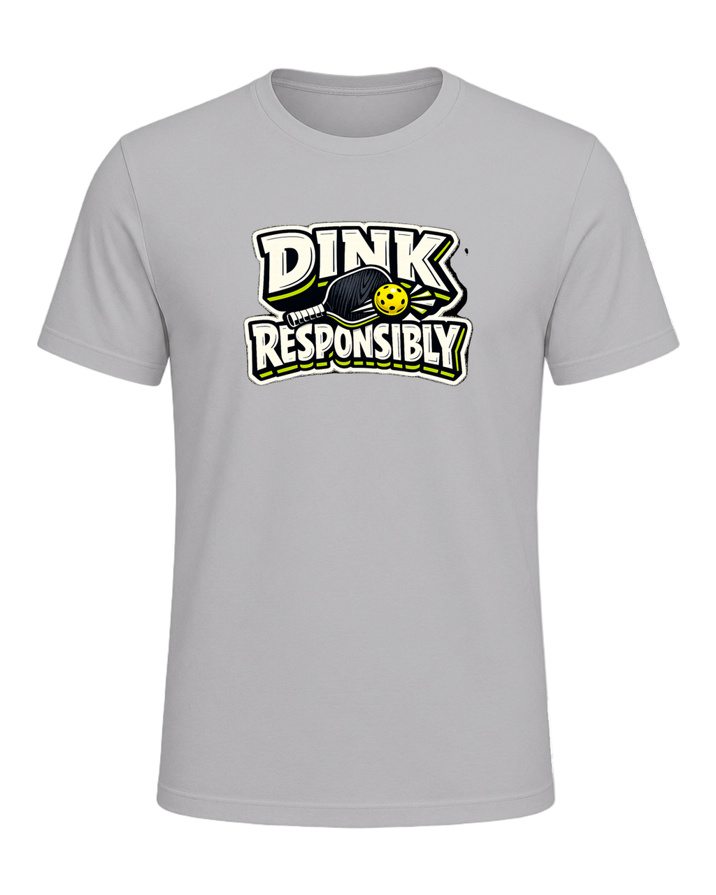 Dink Responsibly Tee — Athletic Heather