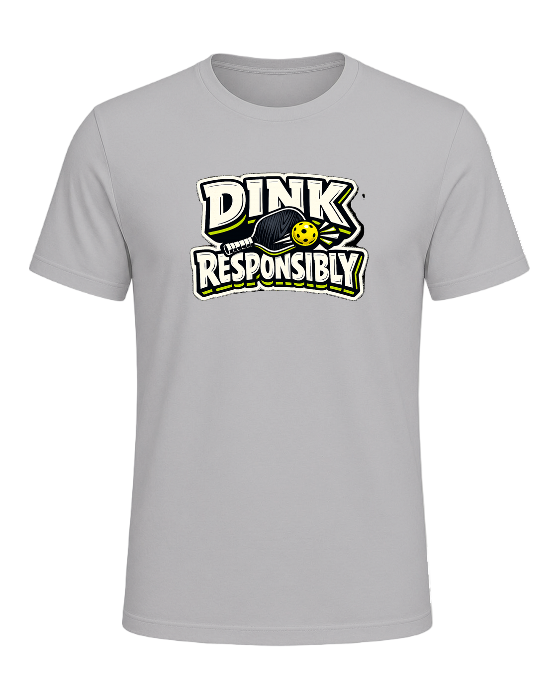 Dink Responsibly Tee — Athletic Heather