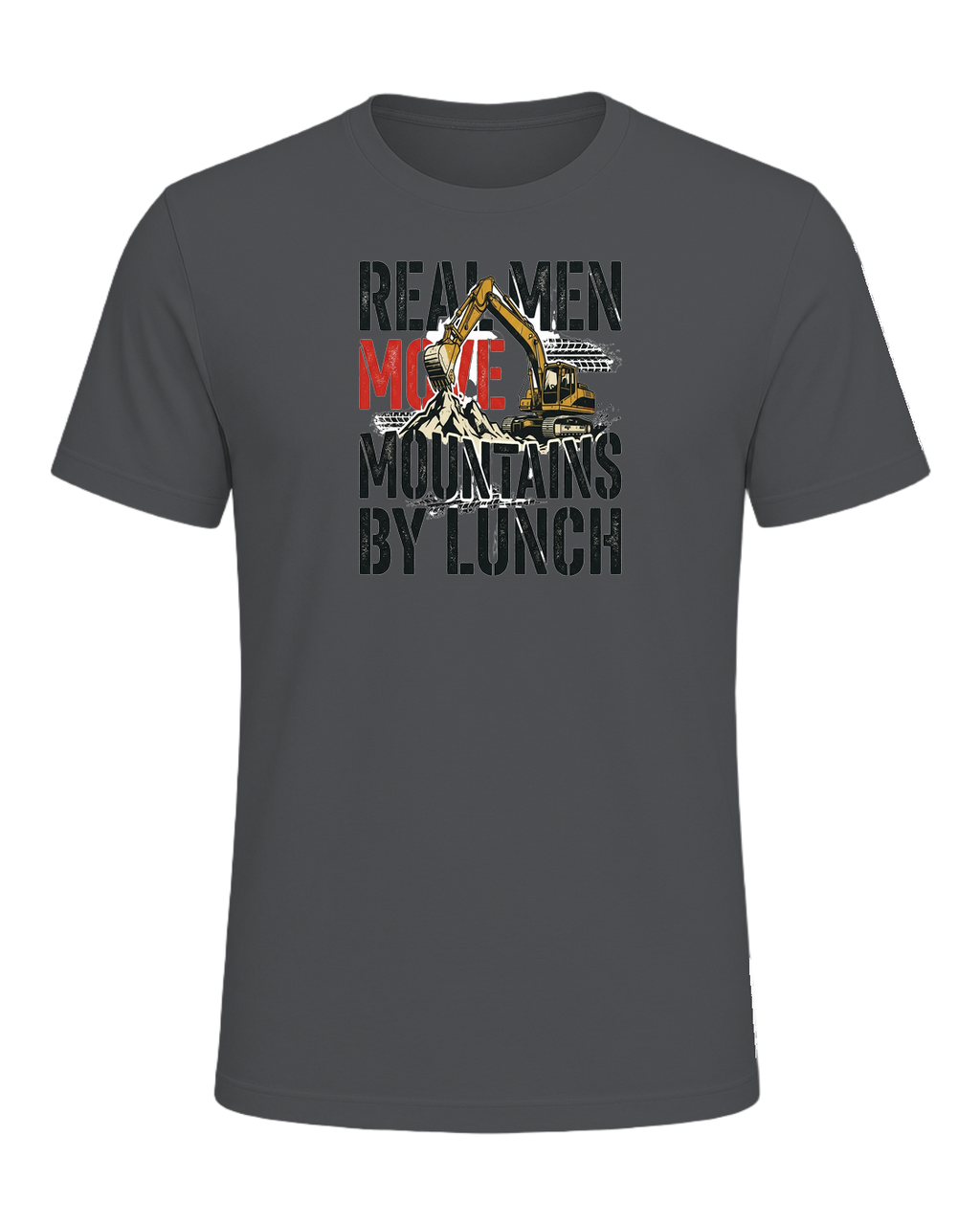 Real men move mountains by lunch — Asphalt