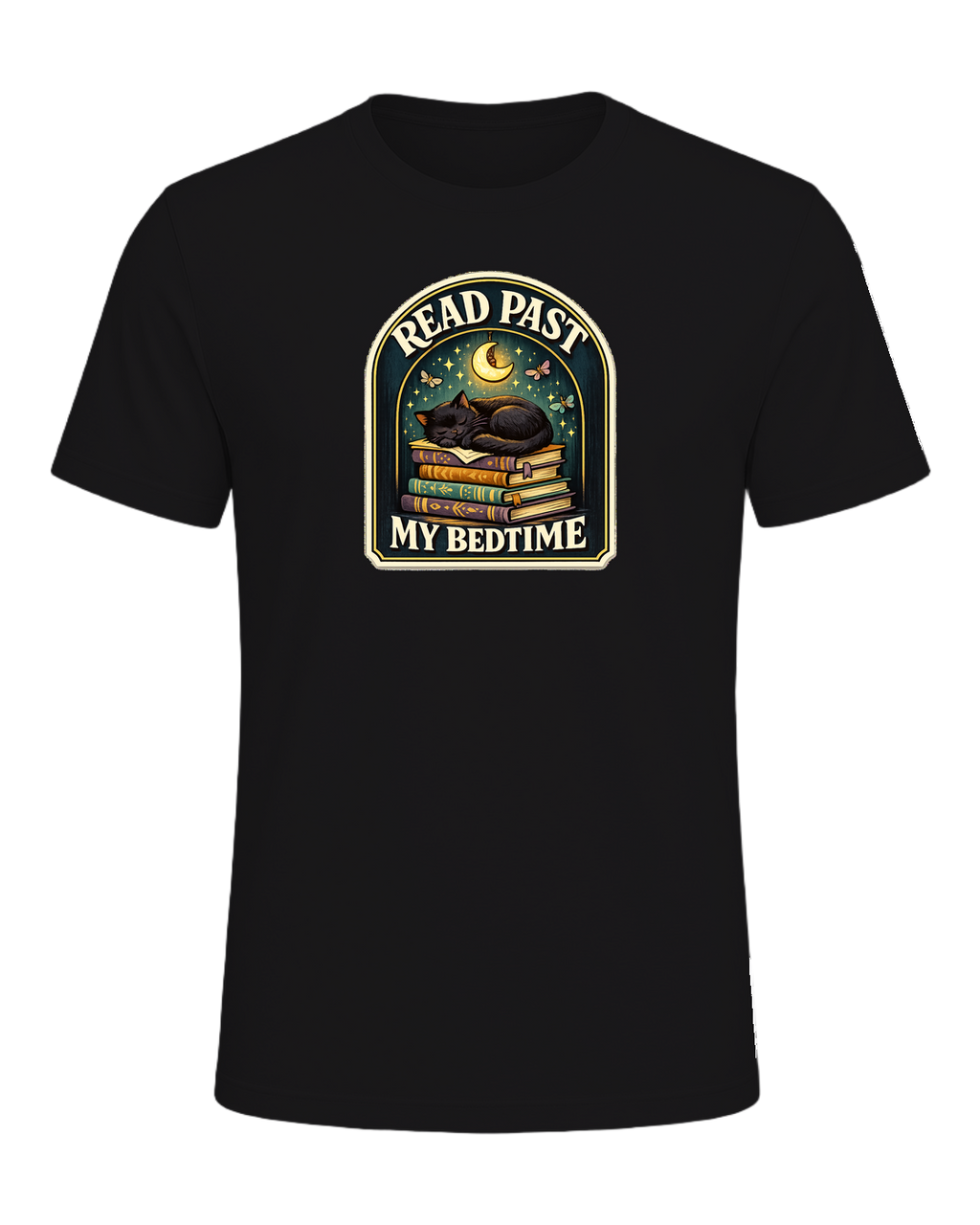 Read Past My Bedtime Tee — Dark Grey Heather