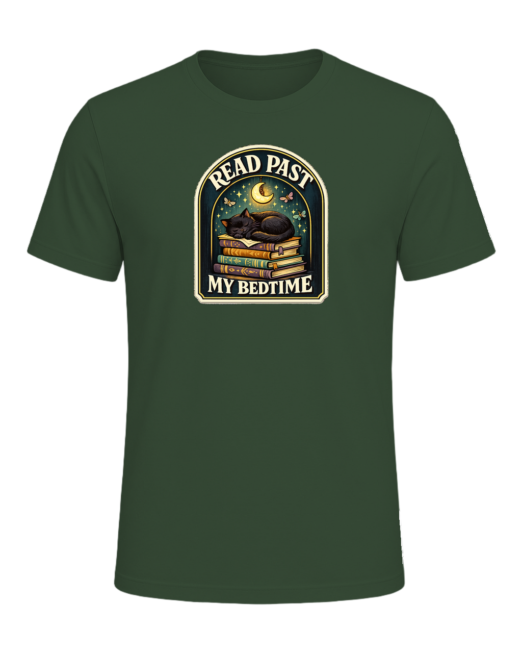 Read Past My Bedtime Tee — Heather Forest
