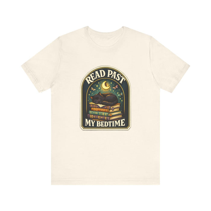 Funny Book Gift T-Shirt — Read Past My Bedtime