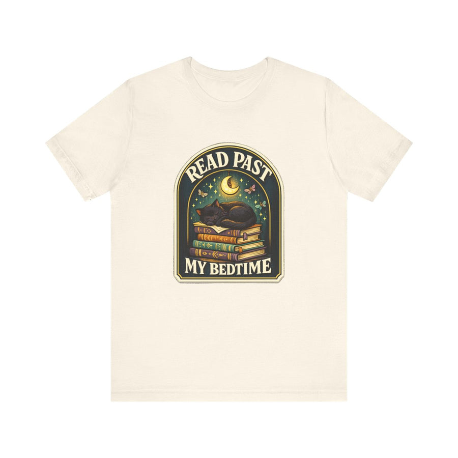 Funny Book Gift T-Shirt — Read Past My Bedtime