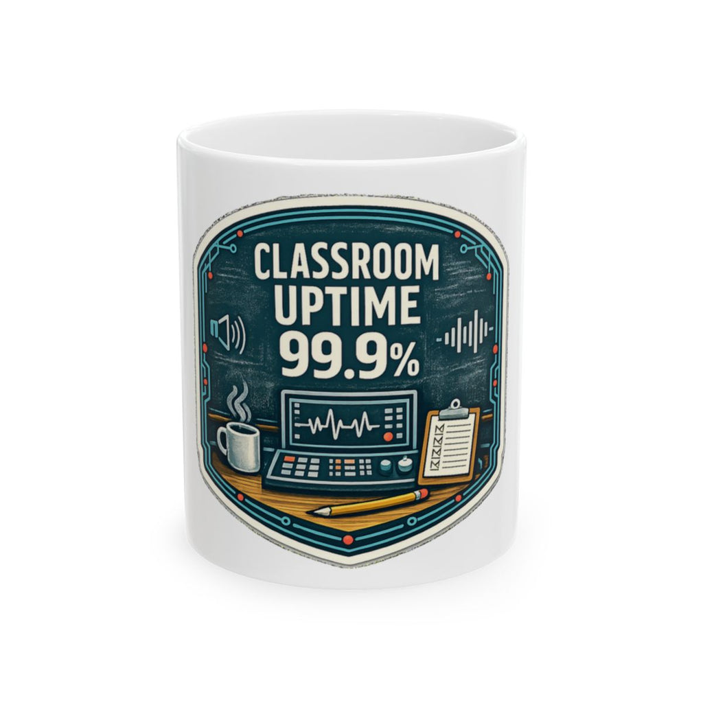Classroom Uptime 99.9% Tee Mug