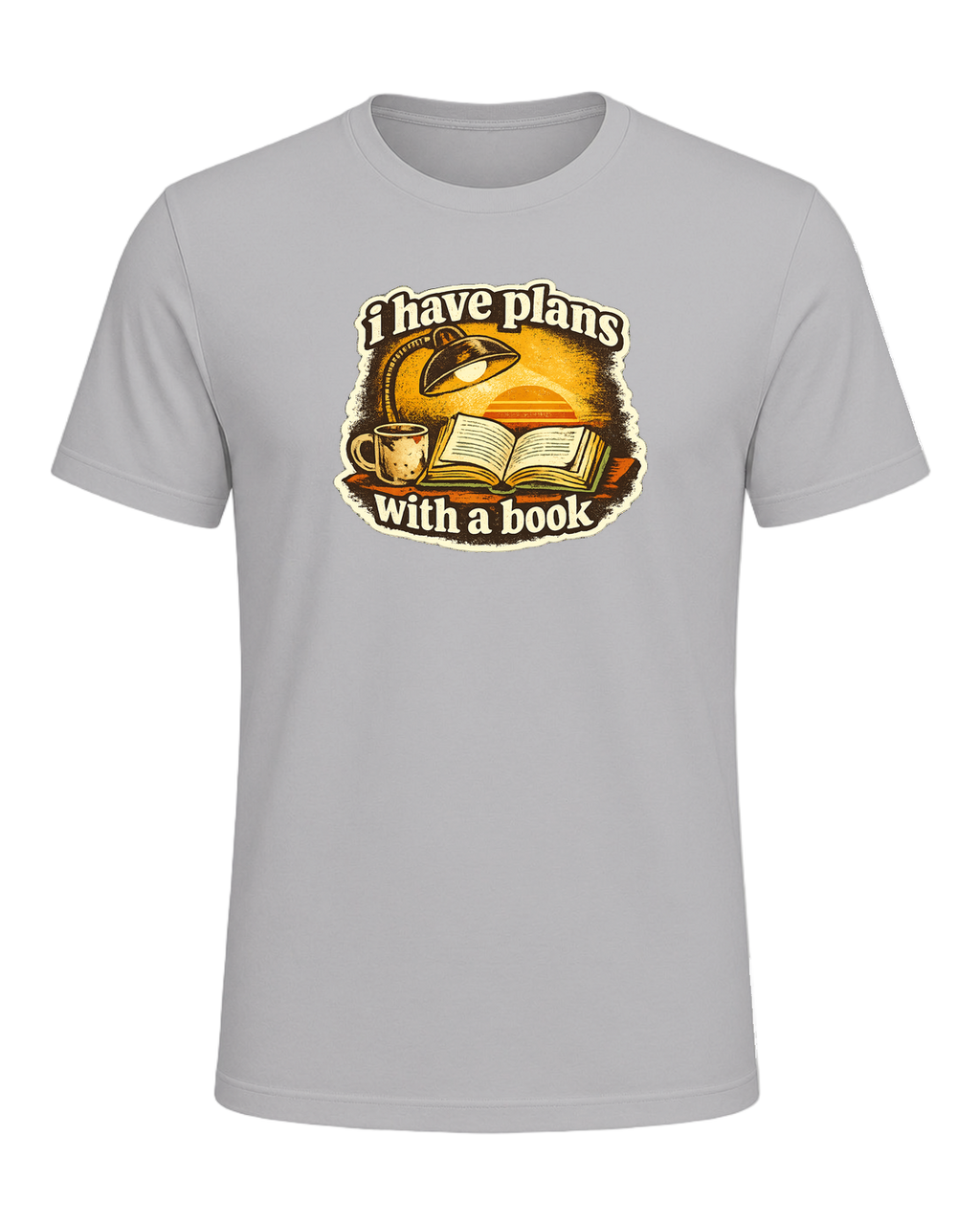 I Have Plans With A Book Tee — Athletic Heather