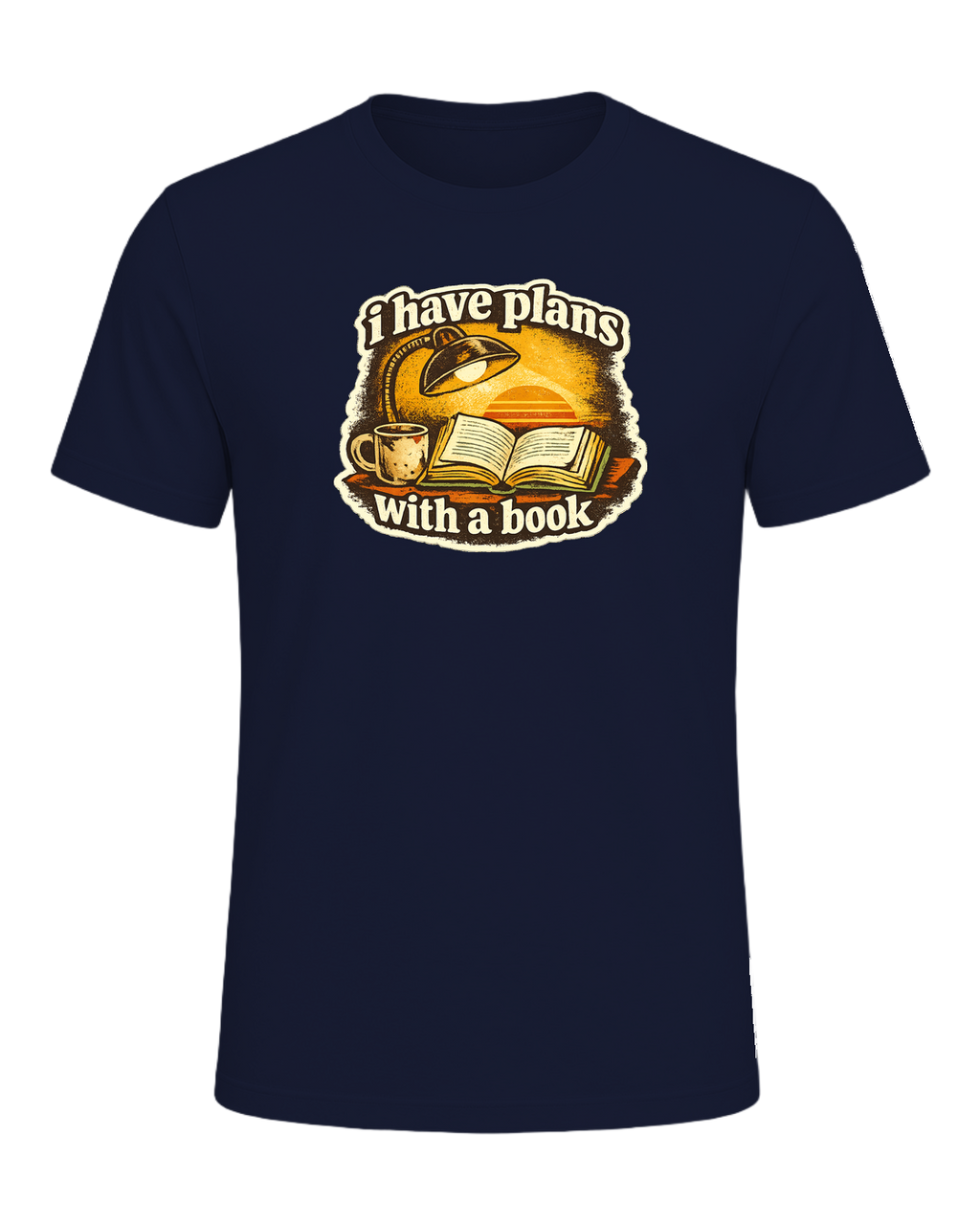 I Have Plans With A Book Tee — Navy