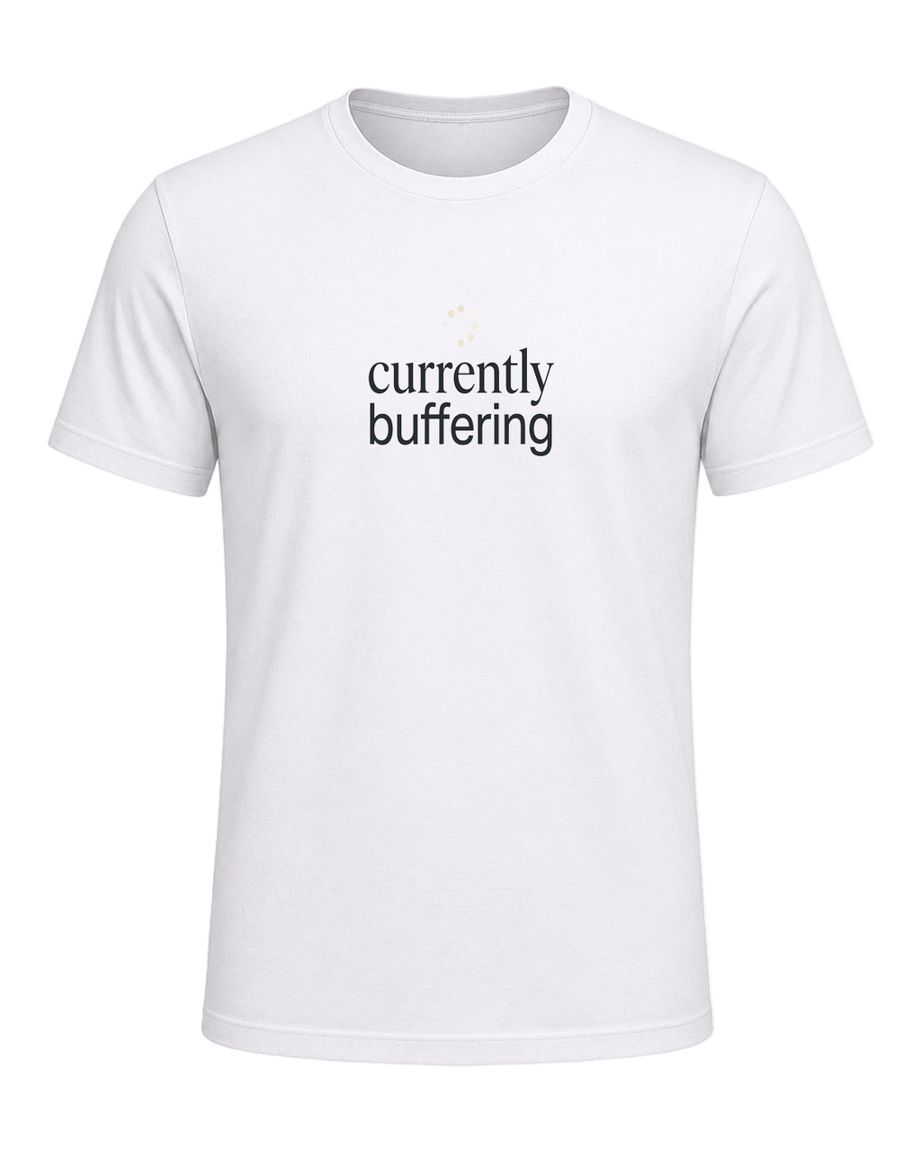 currently buffering — White
