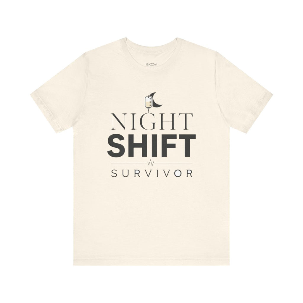 Night Shift Nurse T-Shirt — Night Shift Survivor — t-shirt design