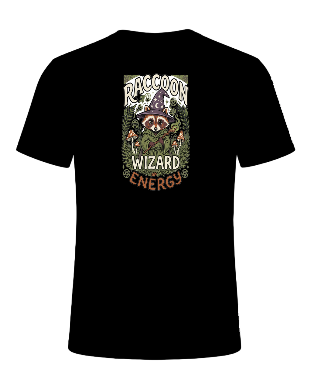 RACCOON WIZARD ENERGY — Black