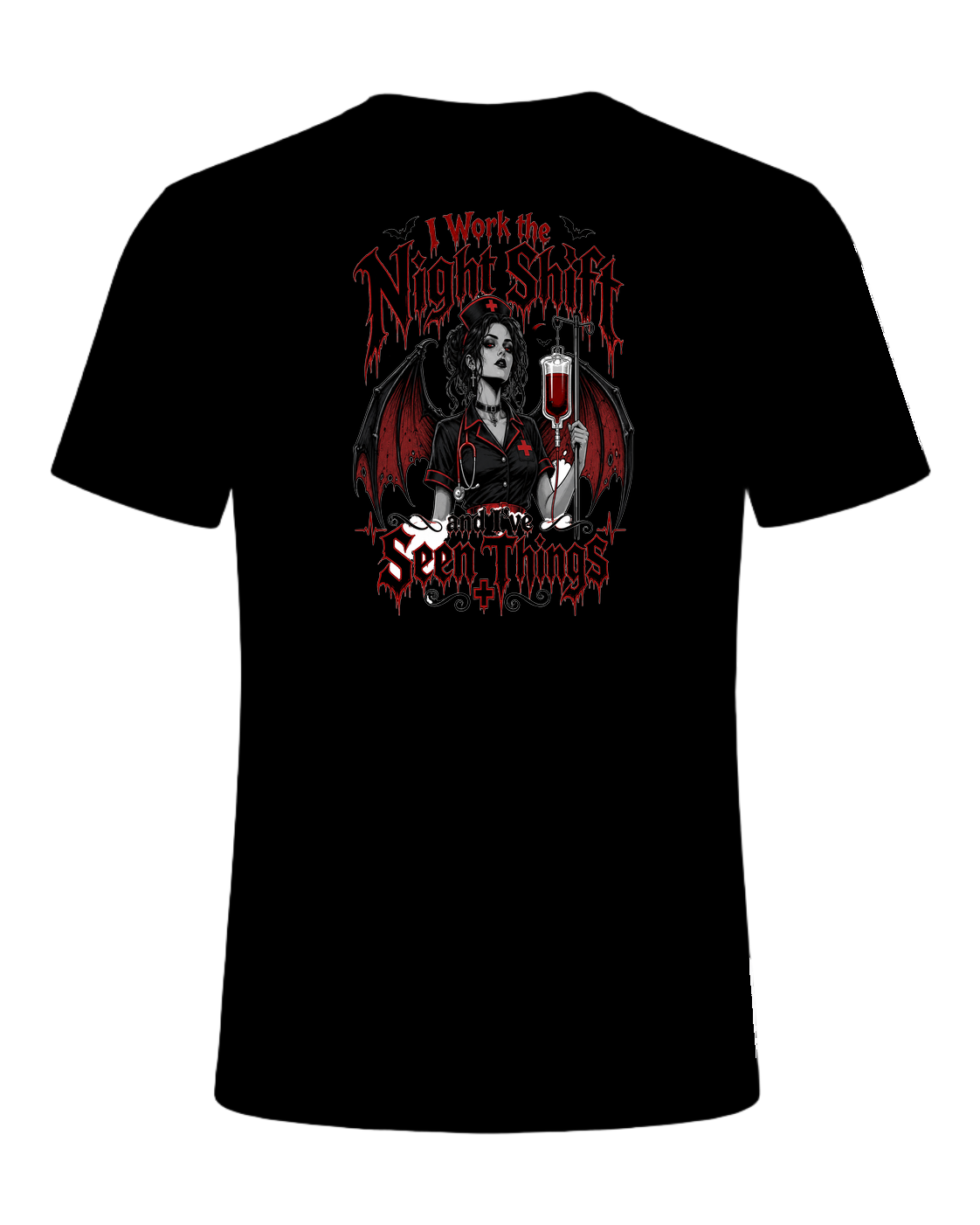Nurse Night Shift Spooky — Black