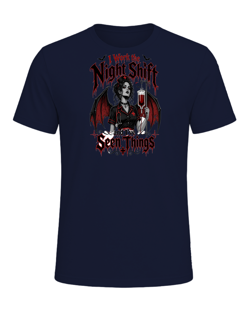 Nurse Night Shift Spooky — Navy