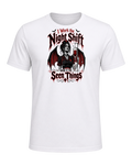 Nurse Night Shift Spooky — White