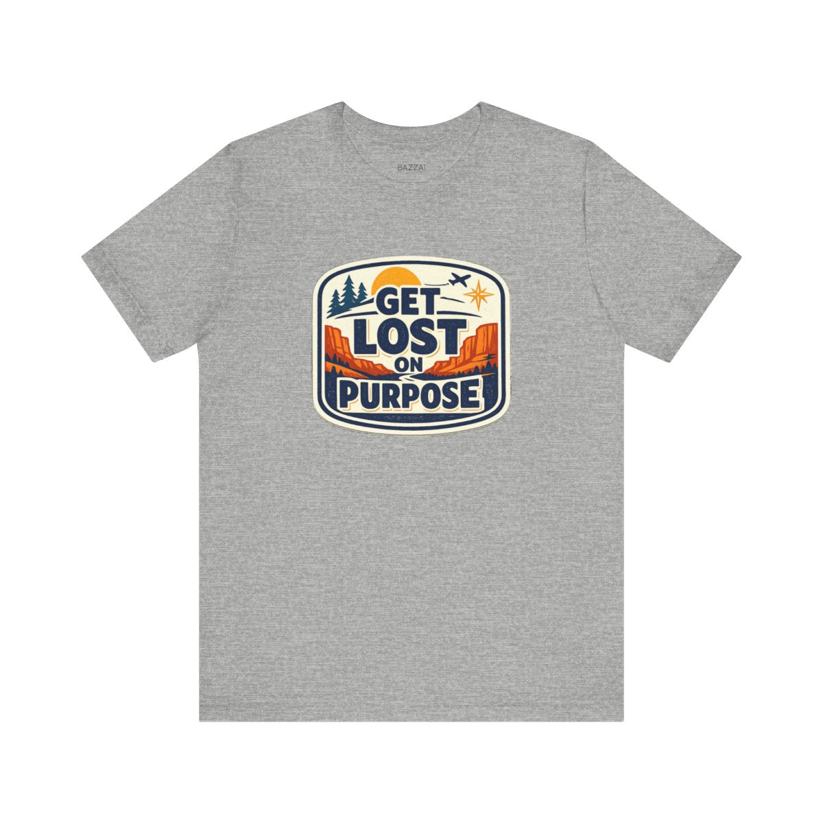 Travel Lover T-Shirt — Get Lost on Purpose — travel wanderer t-shirt design by Reggie