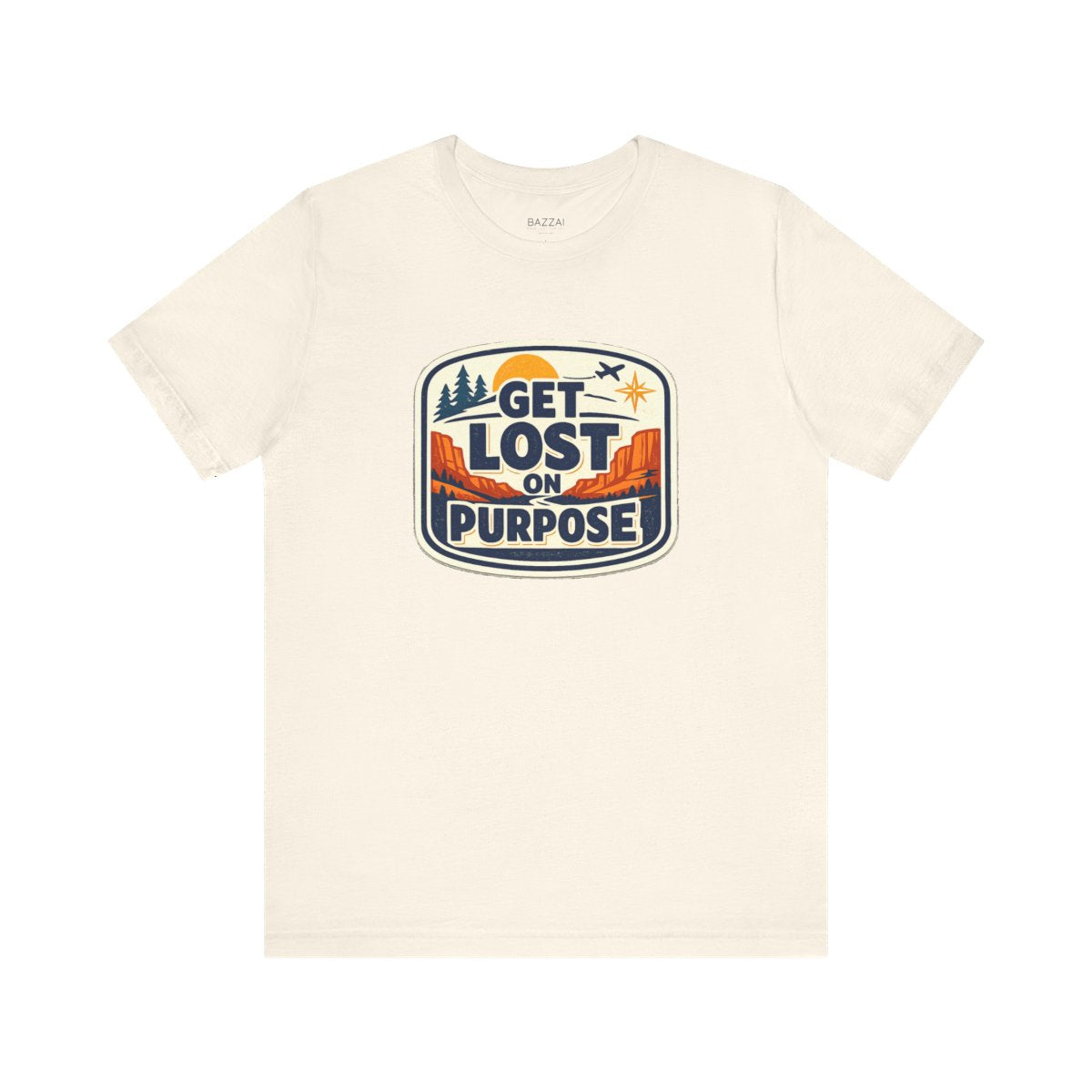 Travel Lover T-Shirt — Get Lost on Purpose — travel wanderer t-shirt design by Reggie