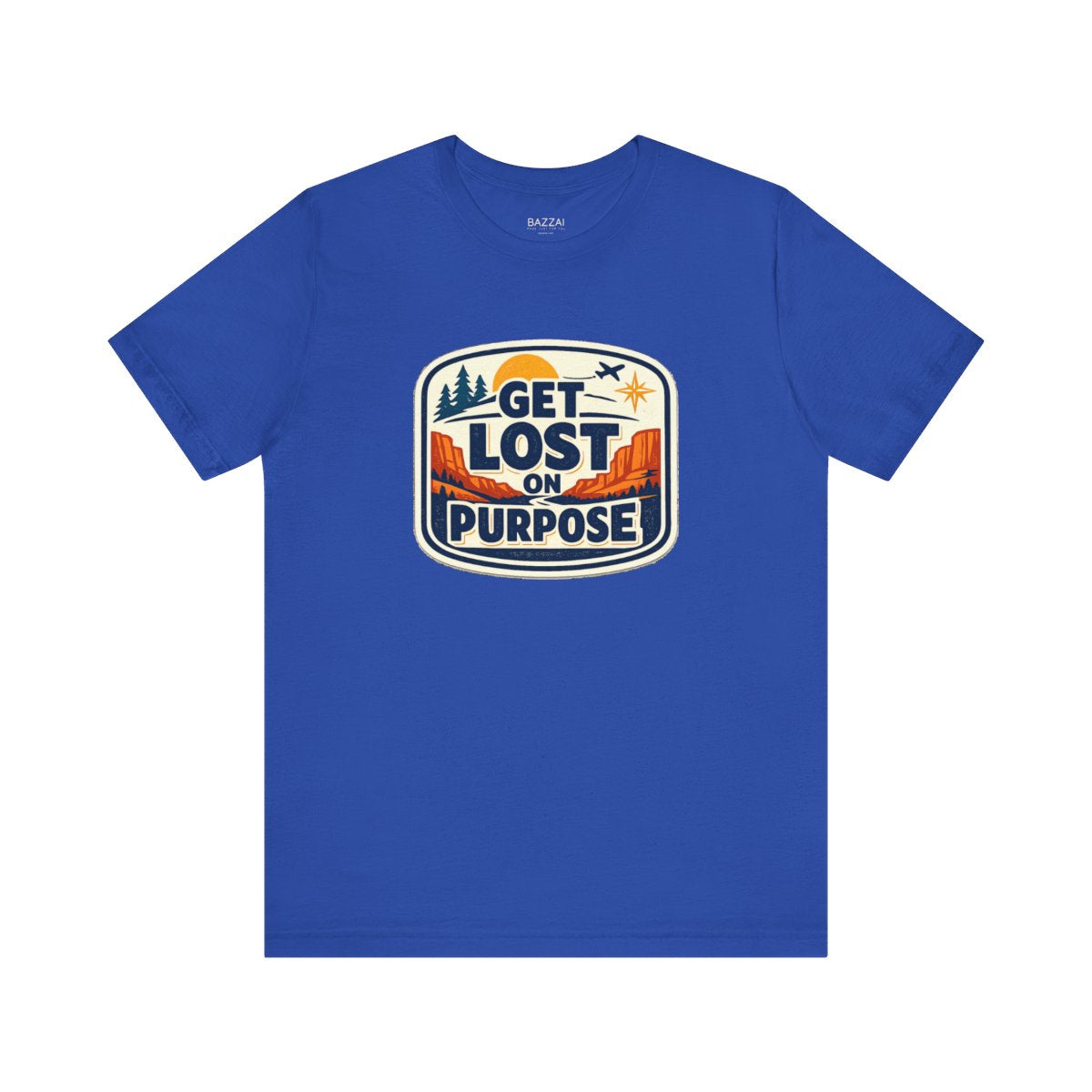 Travel Lover T-Shirt — Get Lost on Purpose — travel wanderer t-shirt design by Reggie