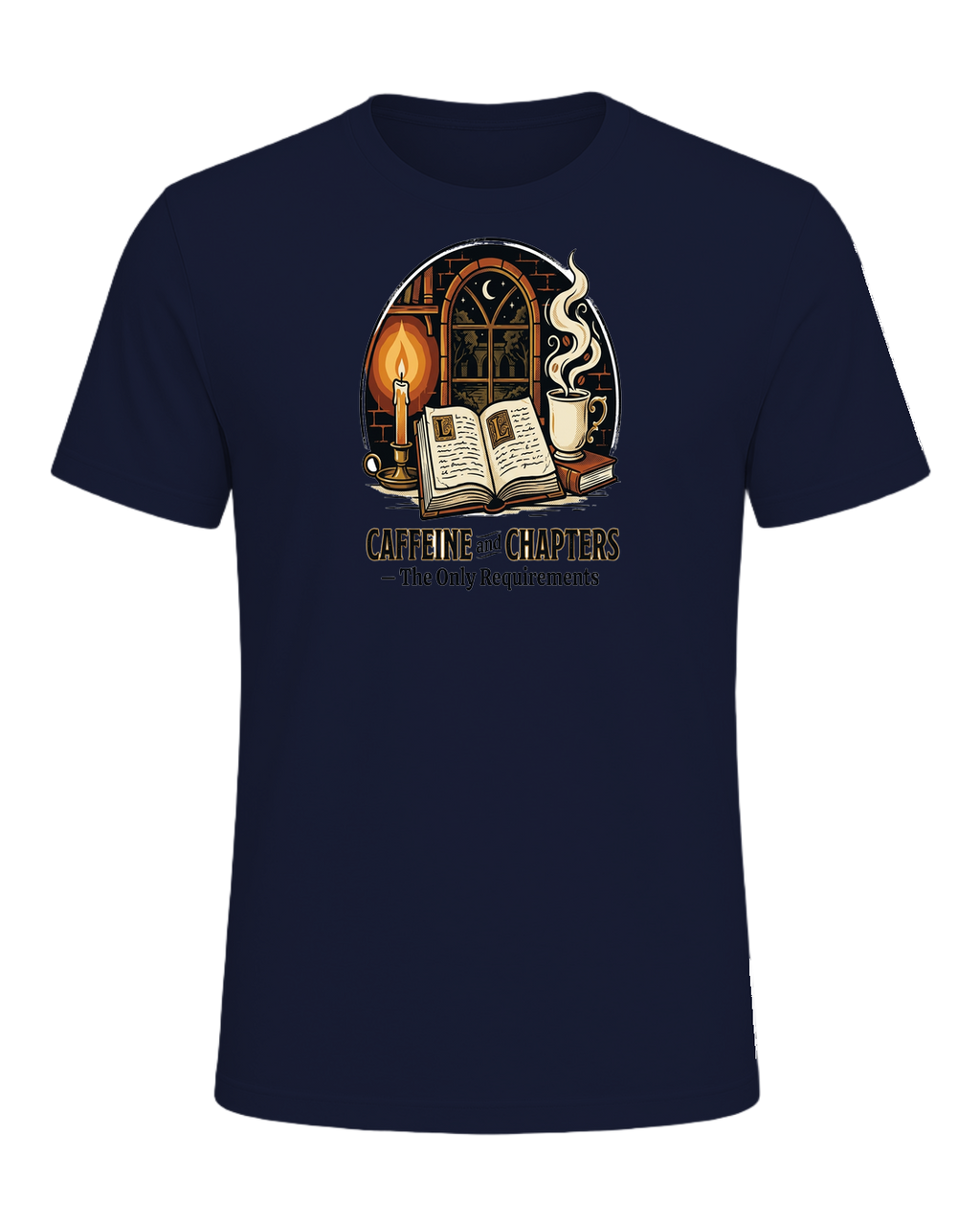 Books & Coffee — Navy