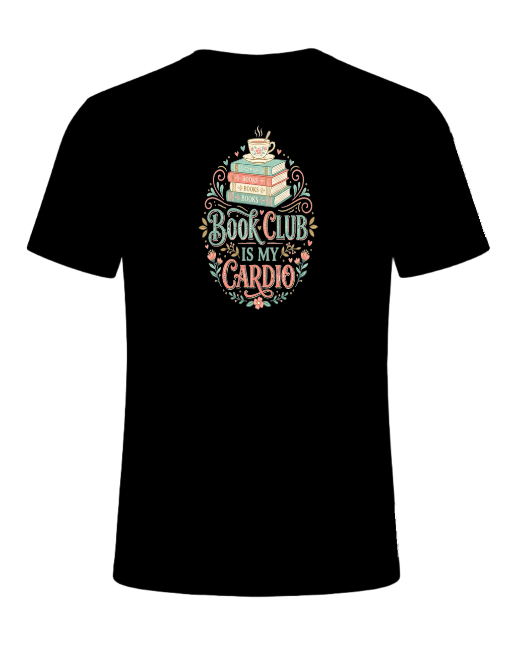 Book Club Is My Cardio — Black