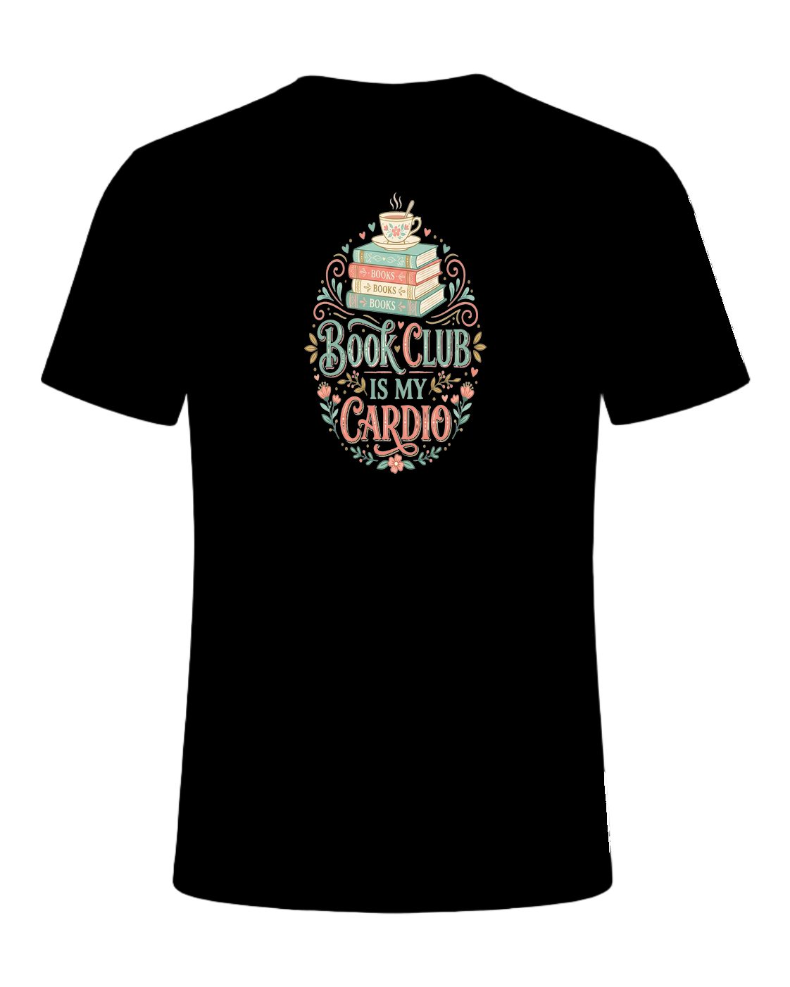 Book Club Is My Cardio — Black