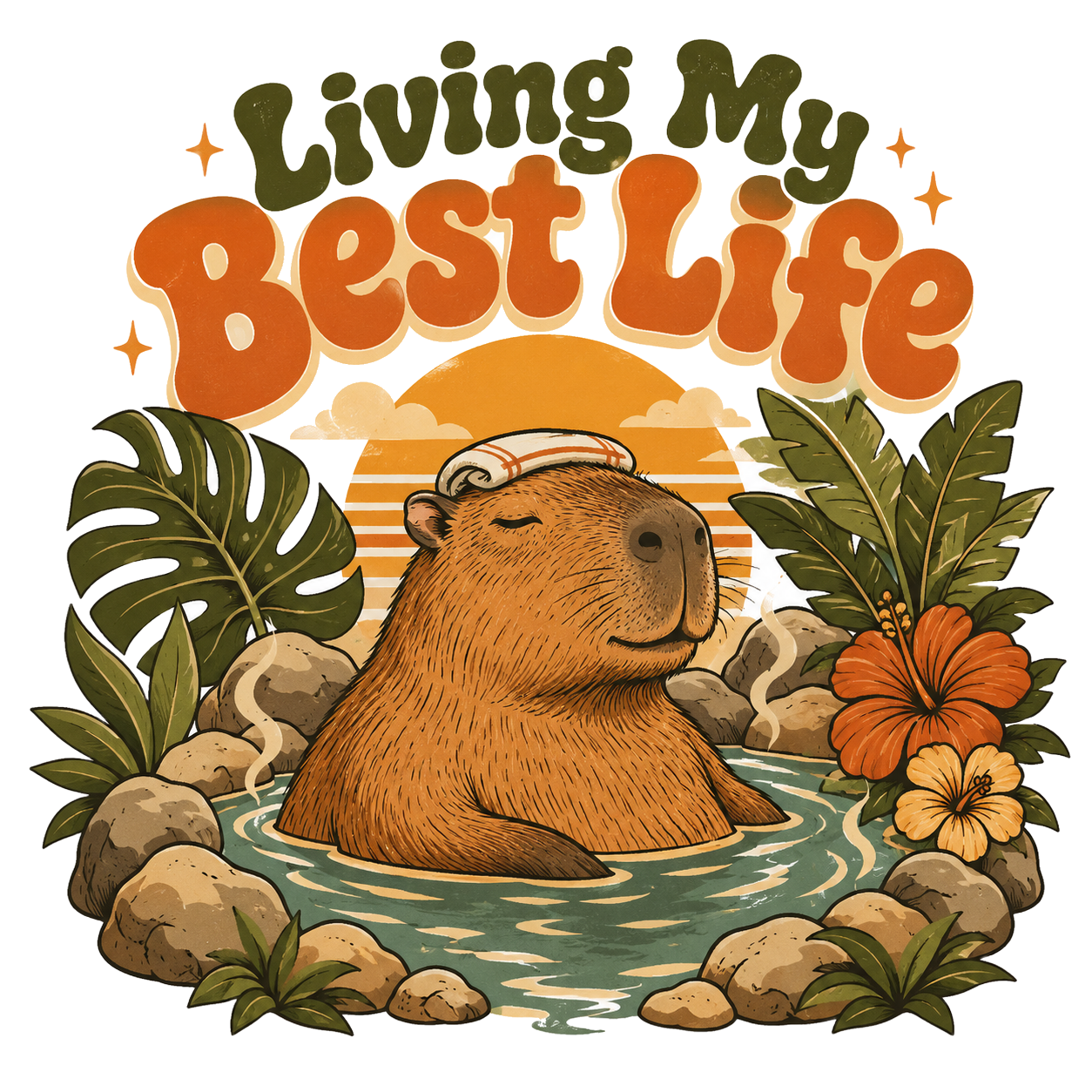 Capybara Chill Vibes