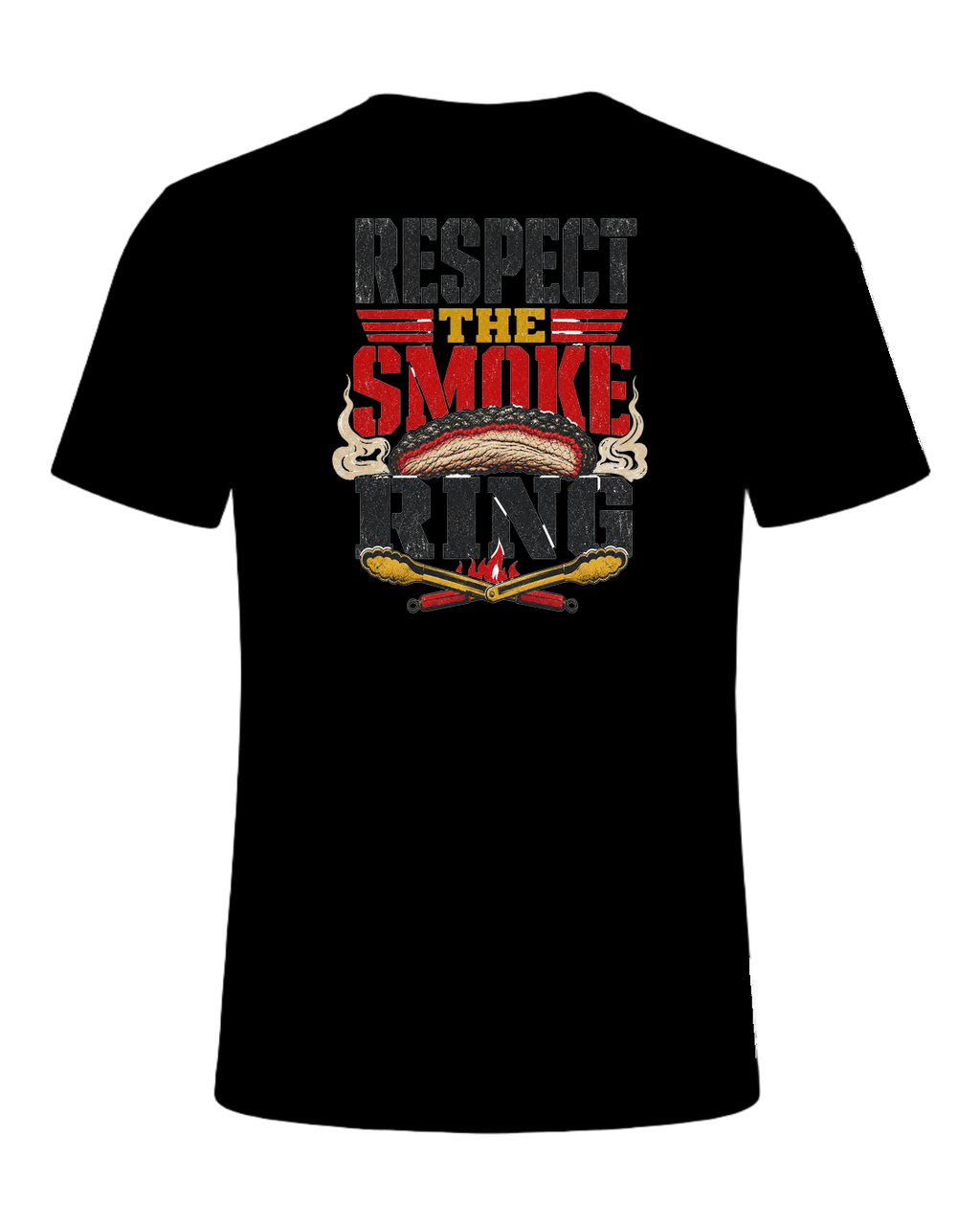 RESPECT THE SMOKE RING — Black