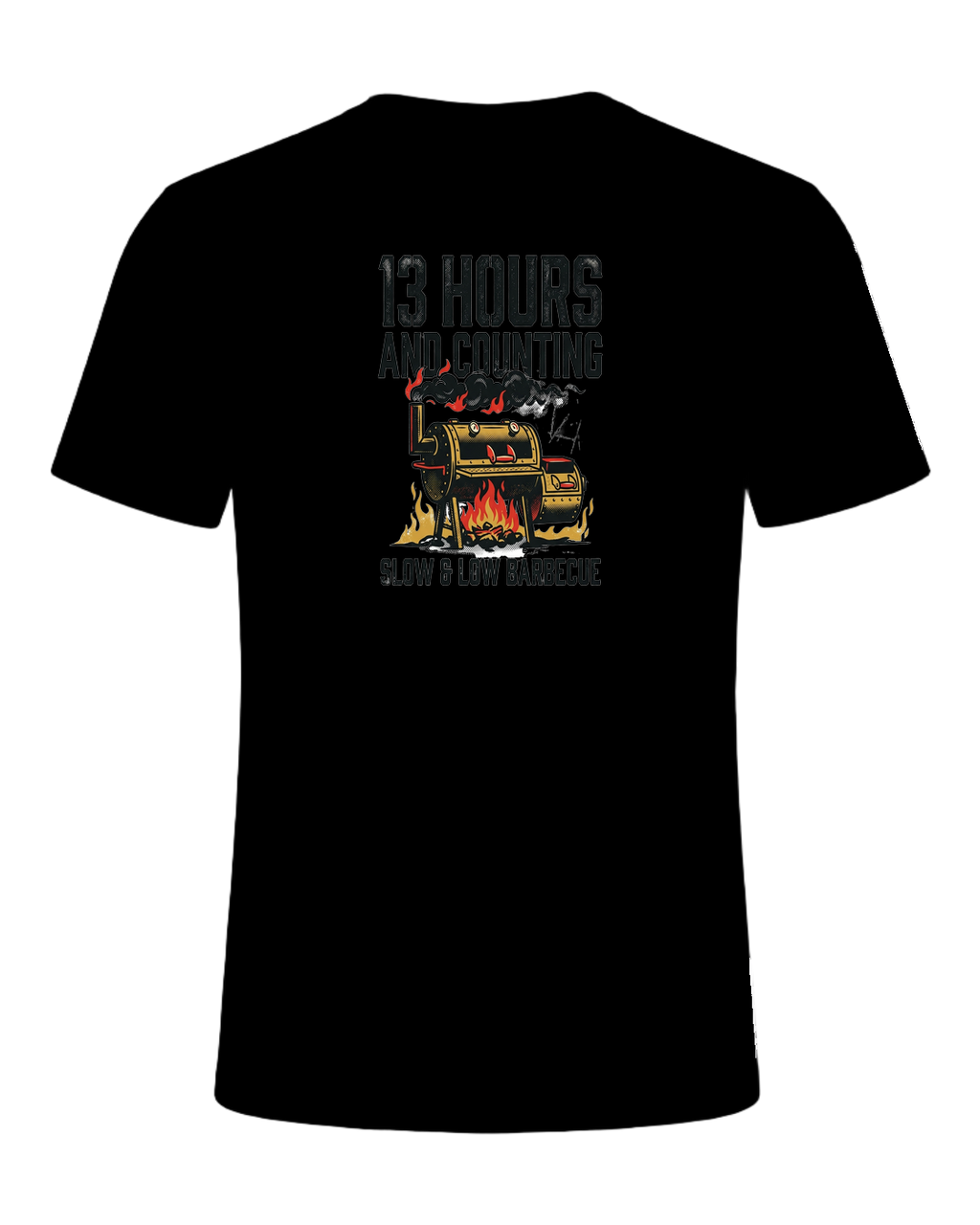 13 HOURS AND COUNTING — Black