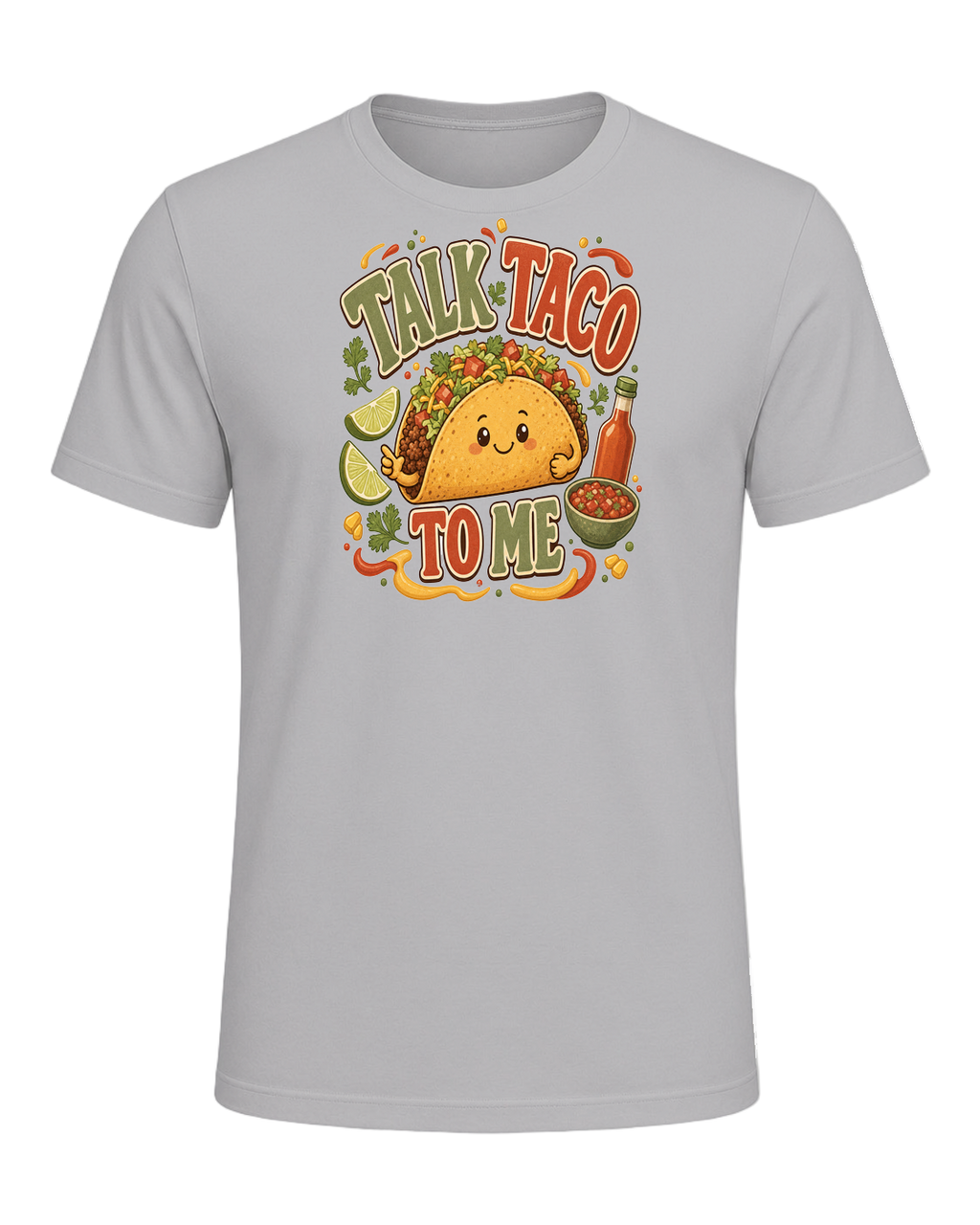 TALK TACO TO ME — Athletic Heather