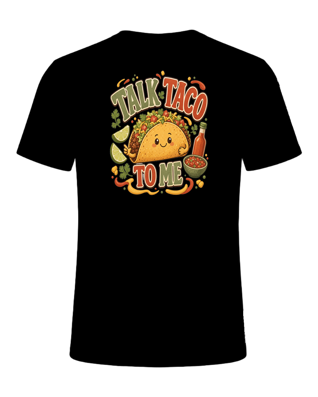 TALK TACO TO ME — Black
