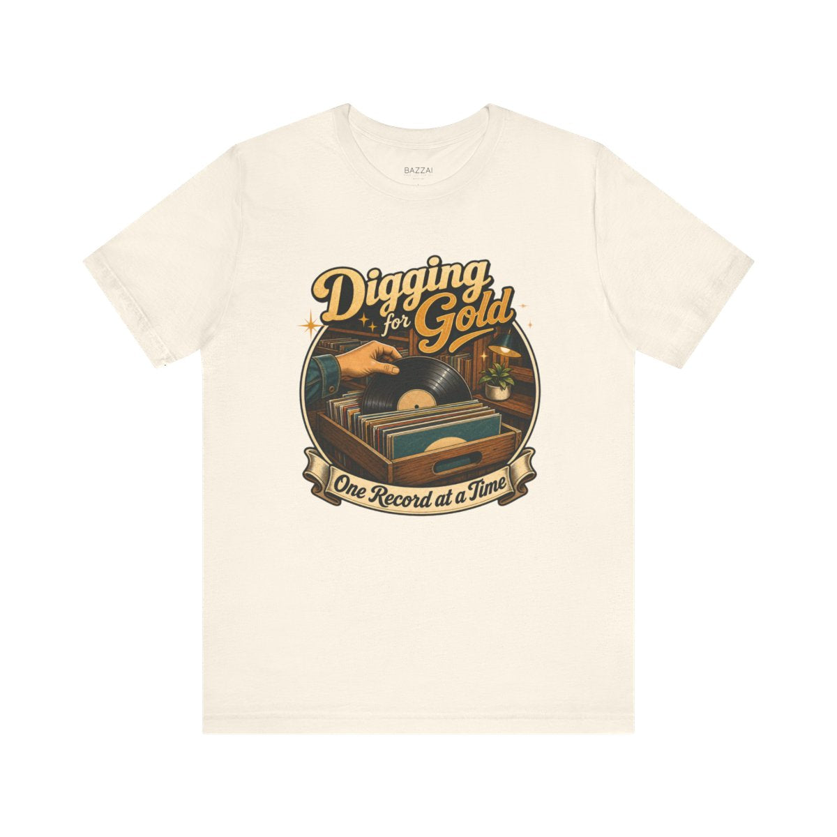 Music Lover T-Shirt — Vinyl Record Digger — t-shirt design