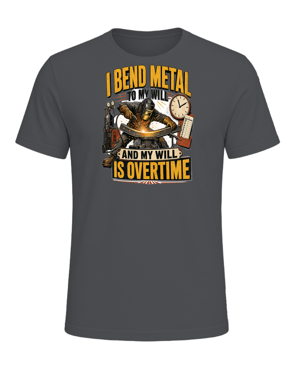 I bend metal to my will and my will is overtime — Asphalt
