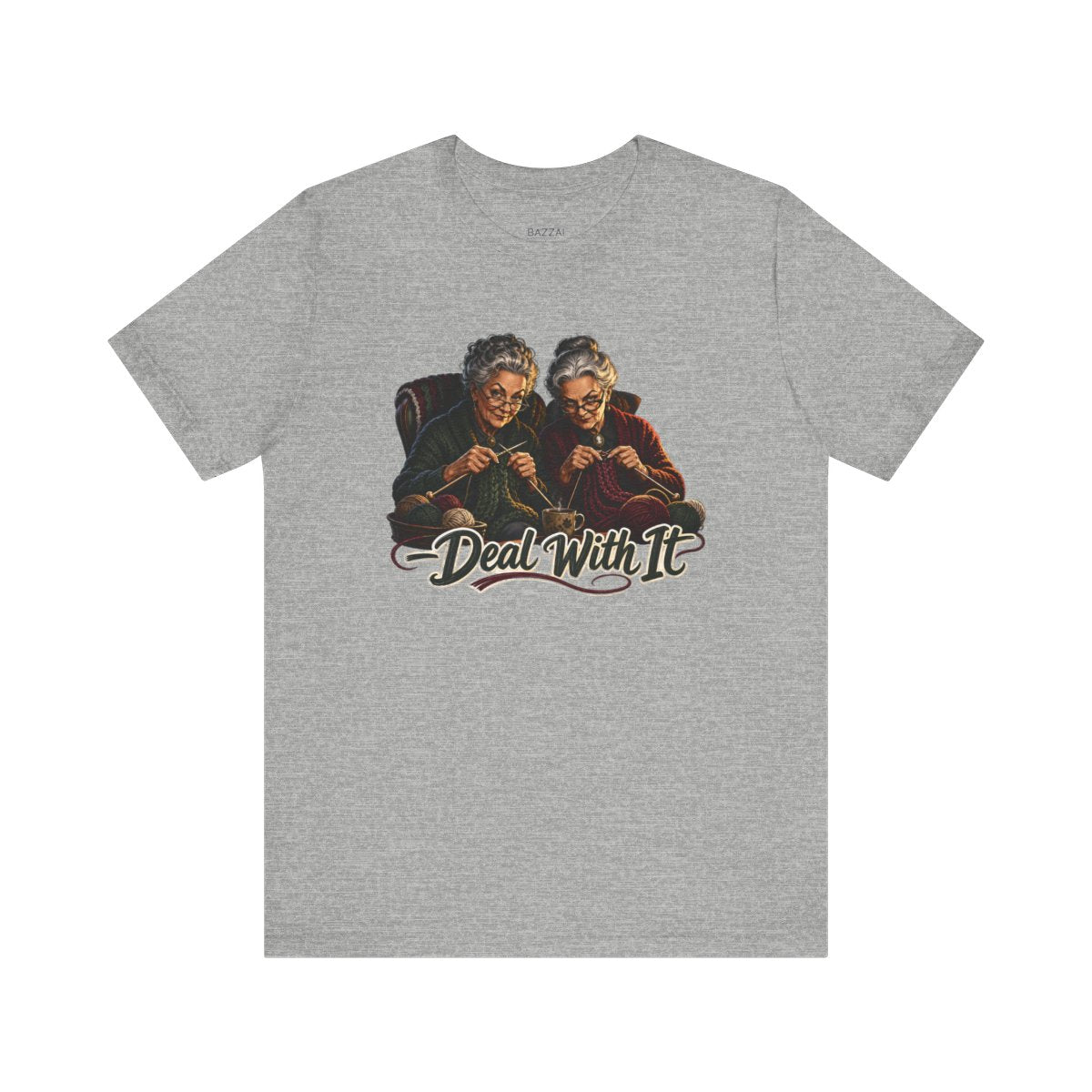 Funny Knitting T-Shirt — Knitting Night Shift — nana grandma t-shirt design
