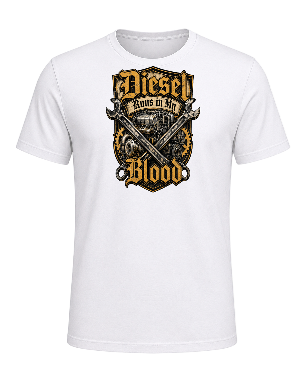 Diesel Mechanic — White